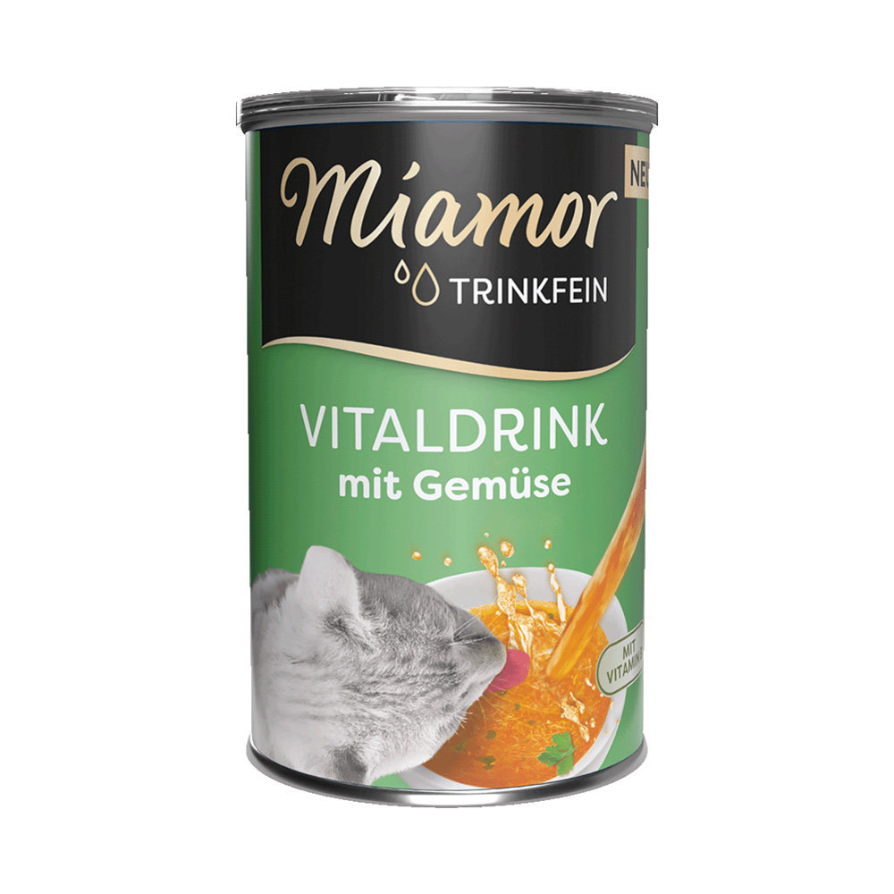 MIAMOR Vitaldrink Napój Nawadniający dla Kotów Mix Smaków 25x135ml